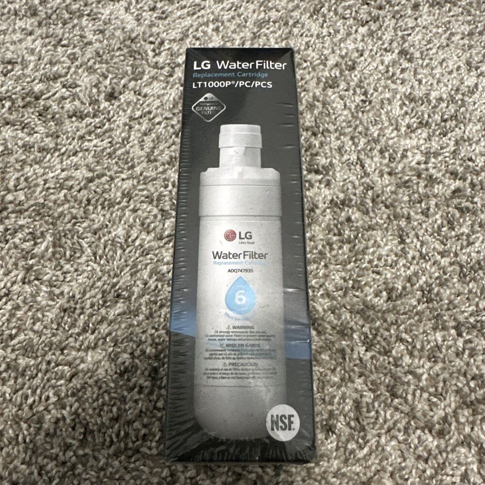 Genuine OEM LG Water Ice Filter Replacement Cartridge LT1000P/PC/PCS NEW Sealed